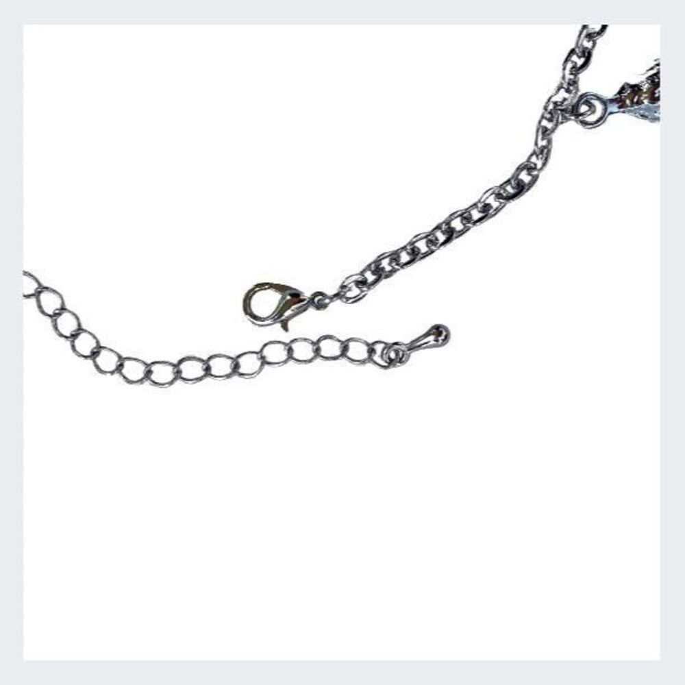 Under the Sea Rhodium Plated Charm Anklet / Bracelet - Picture 2 of 2